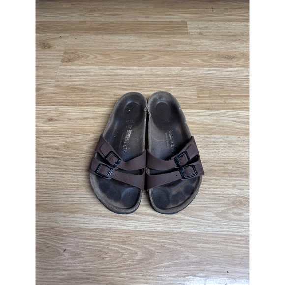 Birkenstock Shoes - Birkenstock Ibiza Women Sz 37 US 6 Brown‎ Leather Two Strap Sandals